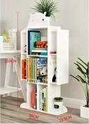 Bookshelves Kids Bookshelf Robot Bookshelf White Bookcase Book Storage