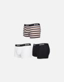 Boss 3 Pack Design Boxer Shorts, Size 2XL, Beige