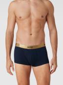 Boss Bodywear 2 Pack Metallic Boxer Trunks - Black & Red