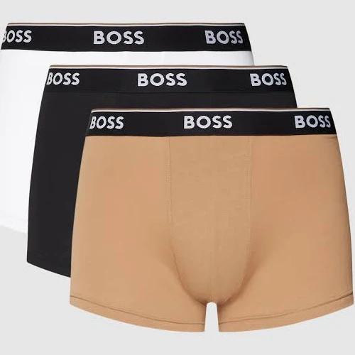 Boss Bodywear 3 Pack Power Boxer Shorts, Size S, Black