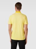 Boss Cotton-Piqué Polo Shirt With Logo Badge, Men, Size: XXL, Light Yellow