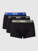 Boss Logo Trunks (Pack of 3) - Black - M