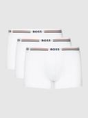 Boss Logo Trunks (Pack of 3) - White - L