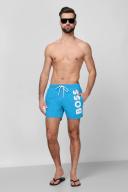 Boss Octopus Swim Shorts Blue