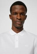 Boss Organic-cotton Polo Shirt With Embroidered Logo, Men, Size: 5XL, White