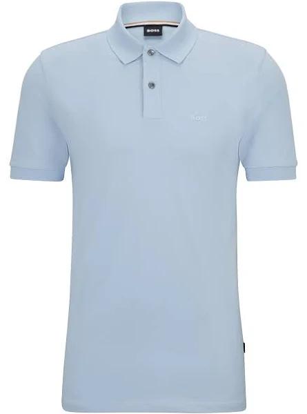 Boss Pallas Short Sleeve Polo Blue 2XL Man 50468301-450-XXL