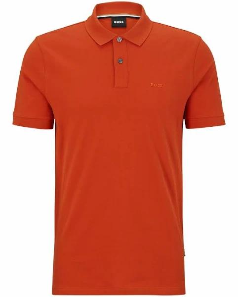Boss Pallas Short Sleeve Polo Orange S Man 50468301-801-S