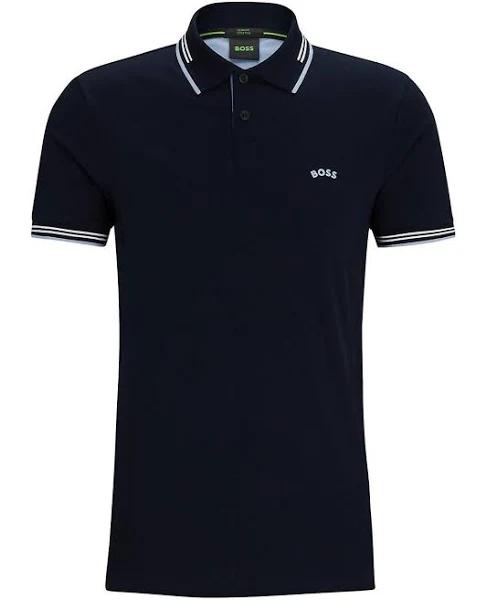 Boss Paul Curved Polo Black 2XL Man 50469245-409-XXL