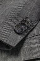 Boss Slim-Fit Suit in Checked Stretch Virgin Wool, Men, Size: 40L, Silver