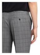 Boss Slim-Fit Suit in Checked Virgin Wool, Men, Size: 48, Light Grey