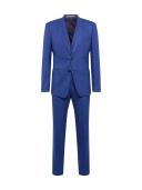Boss Slim-Fit Three-piece Suit in Stretch Wool, Men, Size: 42R, Blue