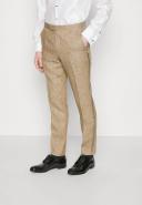 Boss Slim-Fit Two-Piece Suit in Melange Linen, Men, Size: 46R, Beige