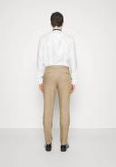 Boss Slim-Fit Two-Piece Suit in Melange Linen, Men, Size: 46R, Beige