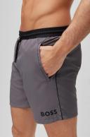 Boss Starfish Swim Shorts, Size S, Grey