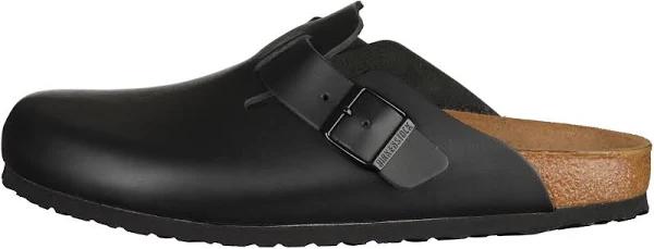 Boston NL Black - Birkenstock - Leather - Black