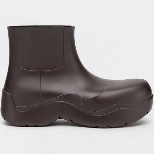 Bottega Veneta Men, BV Puddle Boots, Brown, AU 10, Shoes