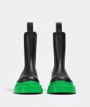 Bottega Veneta Tire Chelsea Boot - Green - Woman - 35.5 - Calfskin