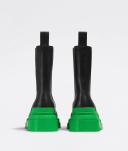 Bottega Veneta Tire Chelsea Boot - Green - Woman - 35.5 - Calfskin