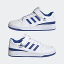 Boys Adidas Originals Forum Low Junior Trainers - White