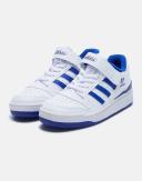 Boys Adidas Originals Forum Low Junior Trainers - White