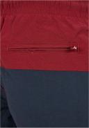 Boys Block Swim Shorts - Navy / Burgundy