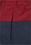Boys Block Swim Shorts - Navy / Burgundy