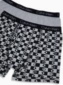 Boys Cotton Stretch 2 Pack Boxer Briefs Black 4-5