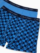 Boys Cotton Stretch 2 Pack Boxer Briefs Blue 4-5