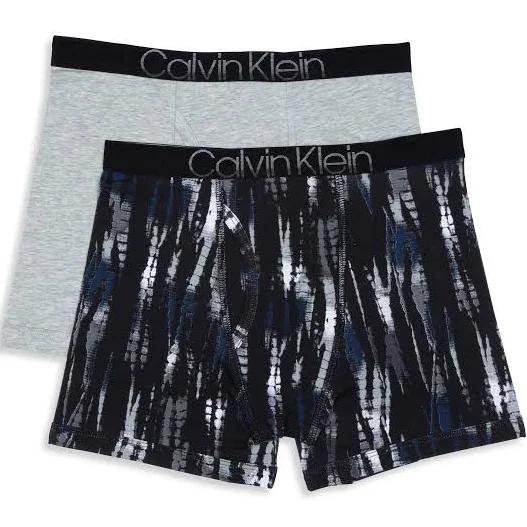 Boys Modern Cotton 2-Pack Boxer Briefs Blue 6-7
