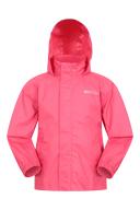 Boys Mountain Warehouse Packable Kids Waterproof Jacket - Pink