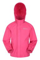 Boys Mountain Warehouse Packable Kids Waterproof Jacket - Pink