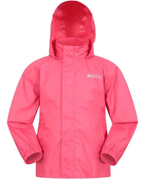 Boys Mountain Warehouse Packable Kids Waterproof Jacket - Pink