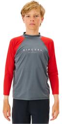 Boys Shockwaves Short Sleeve UV Tee. Size 8
