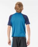 Boys Shockwaves Short Sleeve UV Tee. Size 8