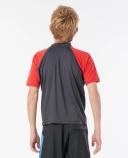 Boys Shockwaves Short Sleeve UV Tee. Size 8