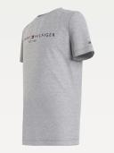 Boys Tommy Hilfiger Grey Essential Logo T-Shirt - Grey
