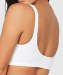 Bra Bamboo Stretch | Earth to Life Eco Store XS / White