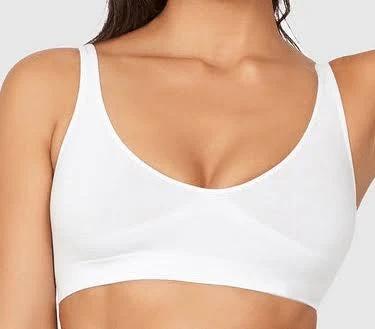 Bra Bamboo Stretch | Earth to Life Eco Store XS / White