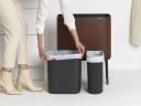 Brabantia Bo Touch Bin 208348 11 + 23 LT Mineral Powerful Blue
