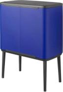 Brabantia Bo Touch Bin 208348 11 + 23 LT Mineral Powerful Blue