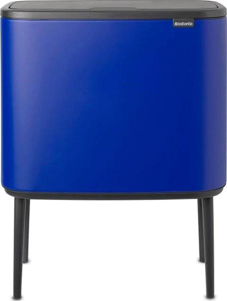 Brabantia Bo Touch Bin 208348 11 + 23 LT Mineral Powerful Blue