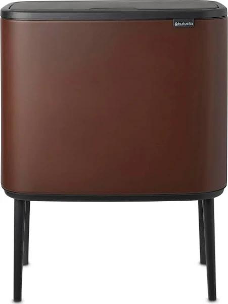 Brabantia Bo Touch Bin 208621 11 + 23 LT Mineral Cosy Brown