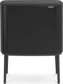 Brabantia Bo Touch Bin 316067 3 x 11 LT Matt Black