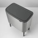Brabantia Bo Touch Bin 316067 3 x 11 LT Matt Black