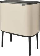Brabantia Bo Touch Bin 316067 3 x 11 LT Matt Black