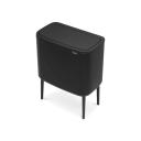 Brabantia Bo Touch Bin 316067 3 x 11 LT Matt Black