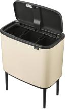 Brabantia Bo Touch Bin 316067 3 x 11 LT Matt Black