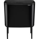 Brabantia Bo Touch Bin 316067 3 x 11 LT Matt Black