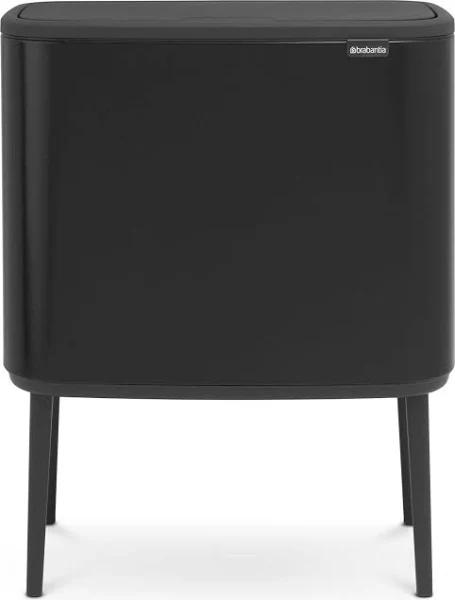 Brabantia Bo Touch Bin 316067 3 x 11 LT Matt Black