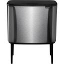 Brabantia Bo Touch Bin 316081 3 x 11 LT Matt Steel Fingerprint Proof